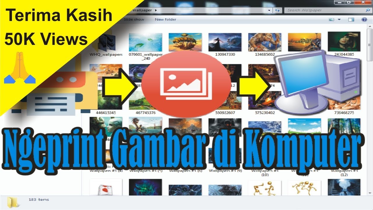 【Tutorial】 Cara Ngeprint Gambar di Komputer/Laptop