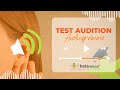 Audiogramme en ligne  test audition  spcial tudes dorthophonie