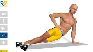 Six pack abs  Side plank with crossed legs   YouTube 720p