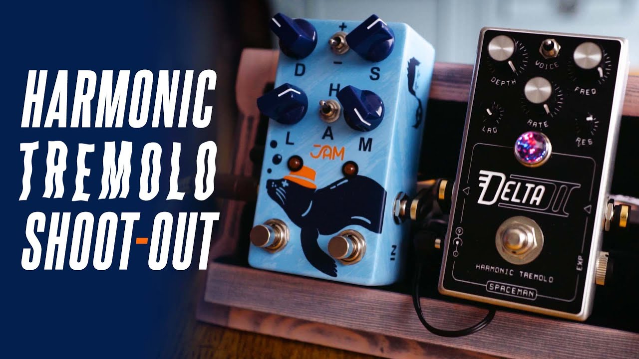 Harmonic Tremolo SHOOTOUT! Jam Pedals Harmonious Monk vs. Spaceman