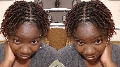 Watch me retighten my locs using 2 point rotation💗