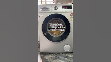How to Unlock Bosch Washing Machine Door  #boschservice #bosch #washingmachinerepair @boschglobal