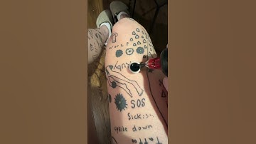 Thumbnail of Person tattoos himself every day for 500 days in a row!