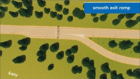 How build Smooth Exit Ramps in Cities: Skylines | Guide