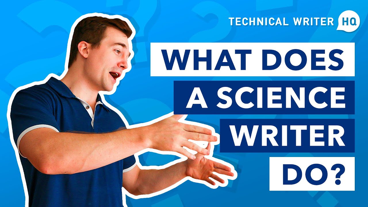 What Does a Science Writer Do? - YouTube