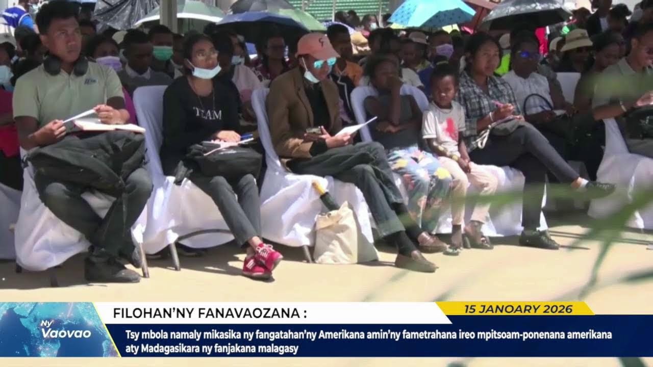 NY VAOVAO LIVE DU 12 JANVIER 2026 BY TV PLUS MADAGASCAR