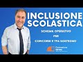 Inclusione scolastica schema operativo per concorsi scuola e tfa sostegno