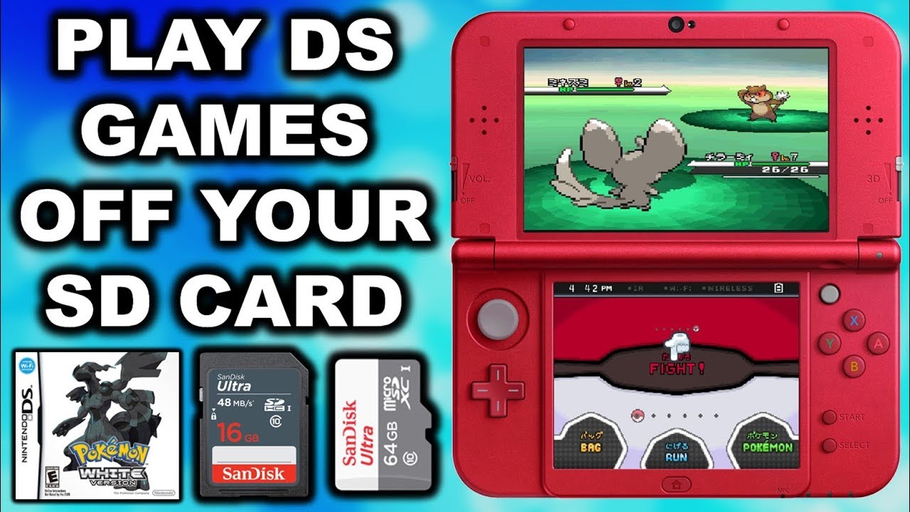 3DS Play NDS ROM's Off Your SD (TWiLightMenu) - YouTube