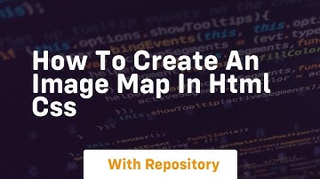 How to create an image map in html css
