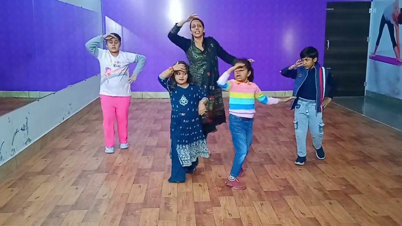 Kabootri / Kit Chali New Haryanvi song / kids dance / Easy Dance Steps / Diler Kharkiya /Anjali  R