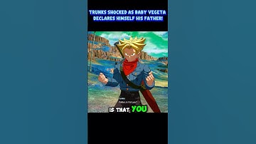 Trunks Shocked as Baby Vegeta Declares Himself His Father! #sparkingzero #crashout #animegames