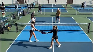 Pros vs Bros: Mary and Maggie Brascia, Kelly and Cobe [5.0-5.5+] Casual Rec Play Pickleball