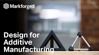 How to Design for Additive Manufacturing (5-minute overview)