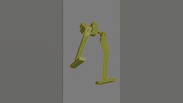 Created a basic 3D rig with blender