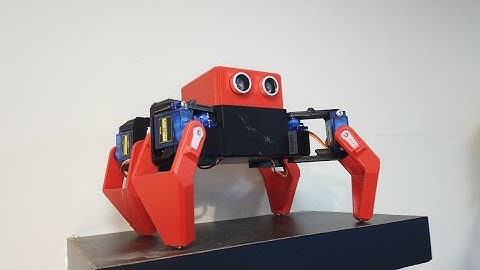 Moving Spider Robot| 3D printed