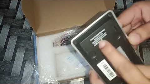 eSSL F22 with KR500 Unboxing And Connection Diagram !