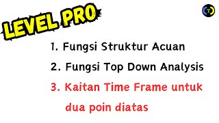 DARURAT ‼️ FUNGSI Struktur Acuan, Time Frame, dan Top Down Analysis