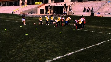 Rookie Rugby - Swerve and Side Step Relay