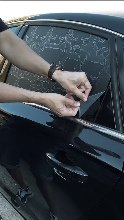 Артикул WB 240941781 наклейка на авто черная матовая #wb #авто # ...