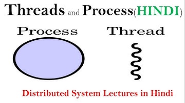 Threads and Process in Hindi  | Distributed System Lectures | DS | PDS