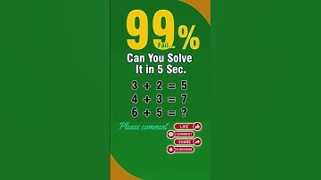 Brain Test Maths Puzzle 2025 | Can You Solve It in 5 Seconds? | Viral Math Puzzle Challenge