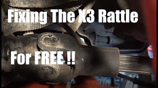 Fixing the X3 RATTLE for FREE!!