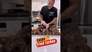  Cajun Fried Turkey Recipe ? #shorts #turkeyrecipe