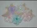 DIY~Sparkling Translucent Sugar Blossom Flowers Made From D.T. Materials!