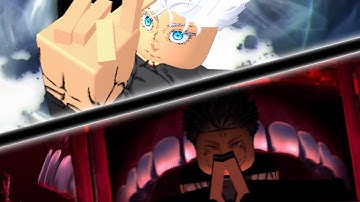 Gojo vs Sukuna DOMAIN CLASH In Jujutsu Shenanigans