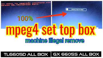 mpg4 set top box machine illegal remove 100%