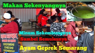 COBA AYAM GEPREK VIRAL DI SEMARANG || CULINARY VLOG. 