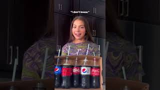 Soda Taste Test Challenge!!🥤🤔👀 (Part 1/3) | Triple Charm #Shorts screenshot 4