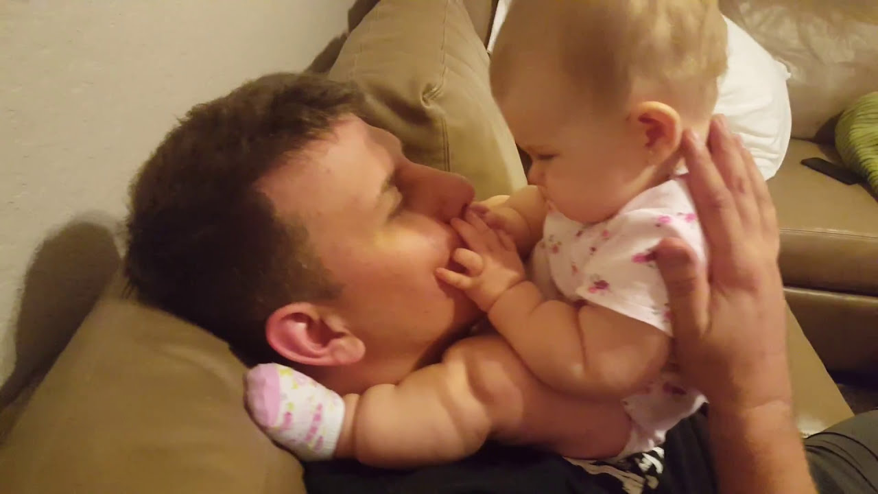 Face Cuddles with Daddy