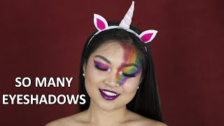 NO FACE PAINT | UNICORN HALLOWEEN MAKEUP TUTORIAL screenshot 3