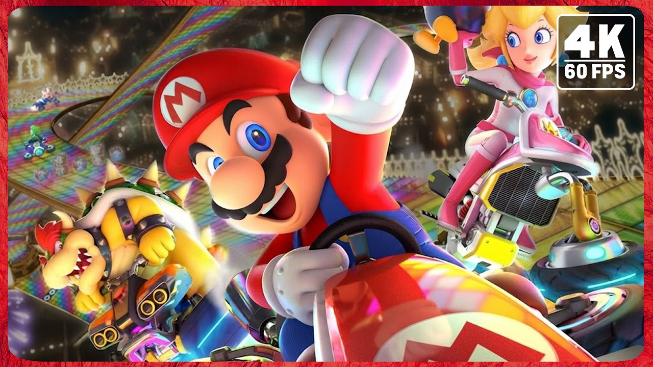 Mario Kart™ 8 Deluxe 🎮 Wave 1-4 🌈 4 Player Co-Op (FULL GAME) No Deaths ...
