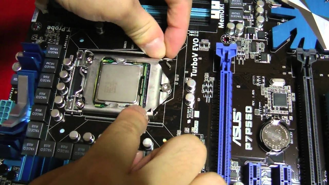 Intel LGA1155 1156 i7  i5 i3 CPU Mainboard  install guide