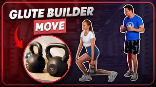 Kettlebell Curtsy Toss for Glutes & Quads