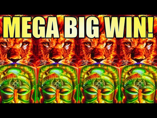 ★MEGA BIG WIN!★ 25 SPINS! KING OF AFRICA Slot Machine (LIGHT & WONDER) class=