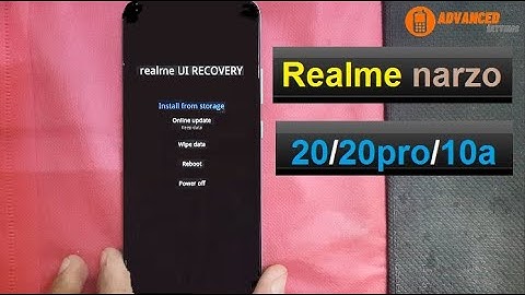 realme narzo 20 | hard reset no command