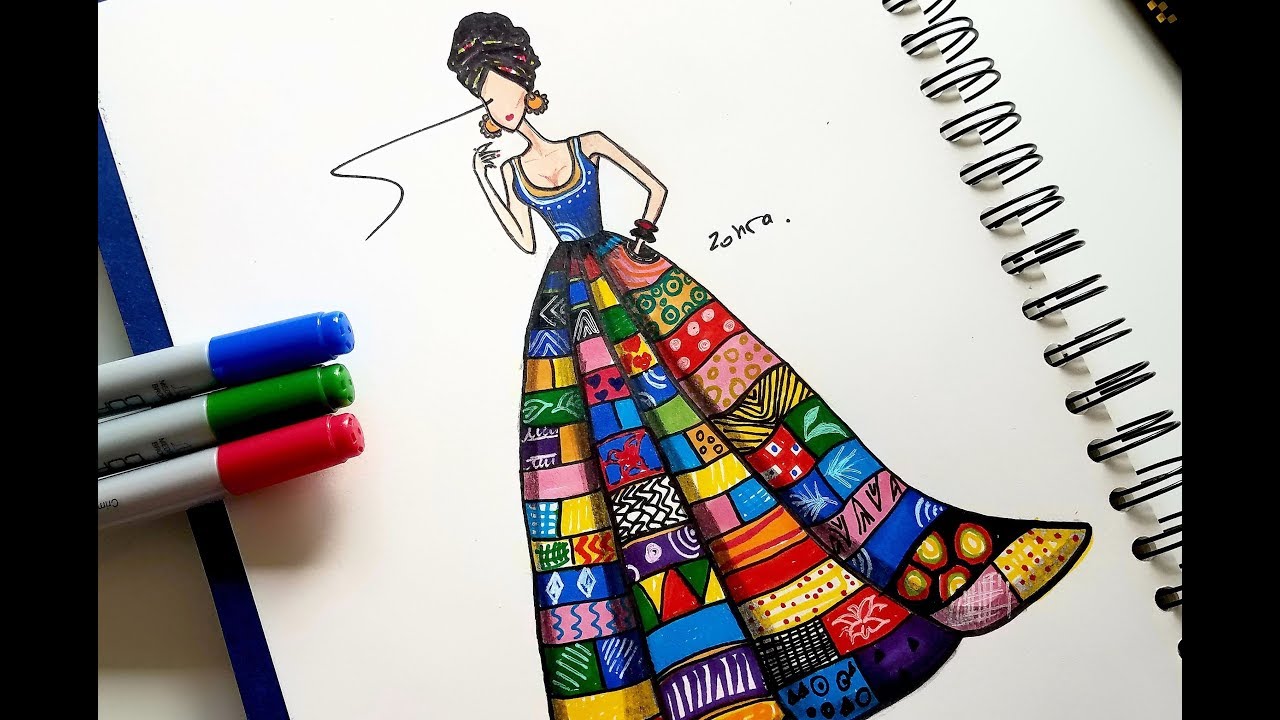 Featured image of post Easy Youtube Easy Fashion Dress Drawing : !indian dress fashion design sketches&amp;latest indian dresses for engagement2018.