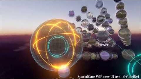 SpatialGate WIP : new UI test in Windows Mixed Reality