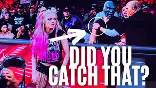 WWE Security Guard Stops Uncle Howdy! DID YOU CATCH THAT! DARK ALEXA BLISS on WWE RAW S1E28