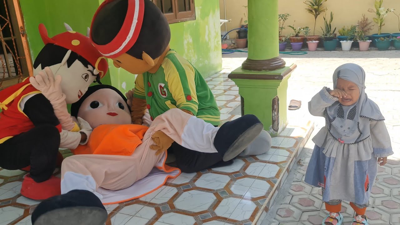 BADUT BOBOIBOY BANTU LAHIRAN BADUT SQUIDGAME MENEGANGKAN BANGET!!