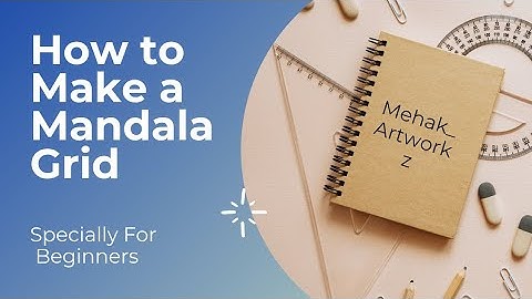 How To Draw A Mandala Grid || Specially For Beginners || Step By Step .