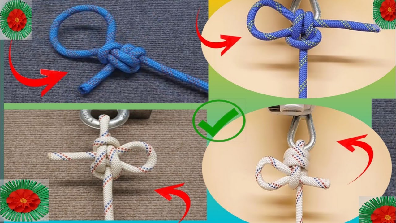 5 Easy rope Tricks everyone can do!! Useful and reliable //Ropework ...