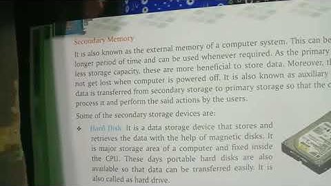 Class 4th Sub computer ch 1 (input, output and storage devices) part 3