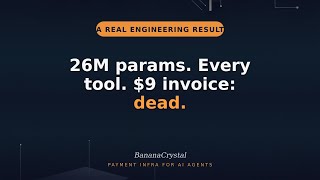 A 26M Model Calls Every Tool. It Cannot Pay a $9 Invoice.