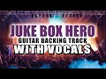 Juke box hero  guitar backing track with original vocals