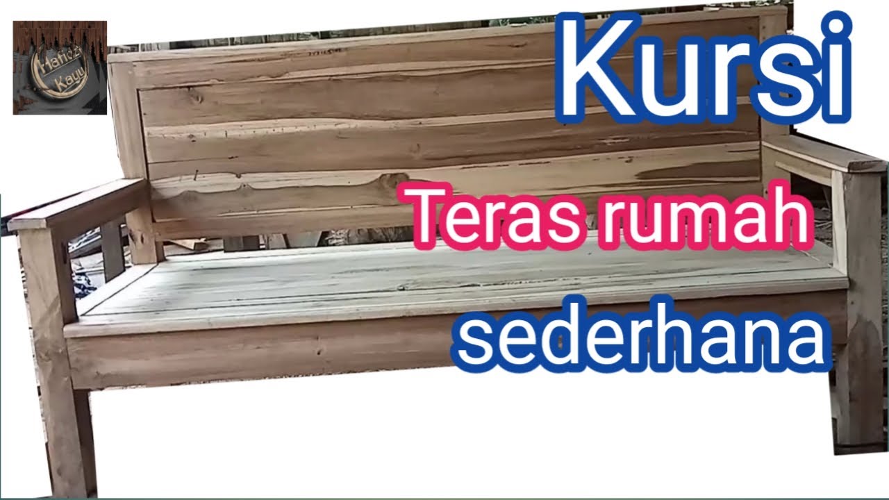 Cara membuat kursi kayu teras rumah YouTube