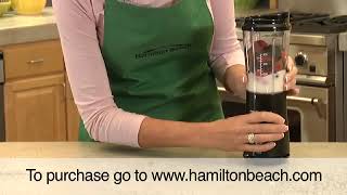 Hamilton Beach Single Serve Blender with Travel Lid - Black (51101B) –  Amazing Electronics